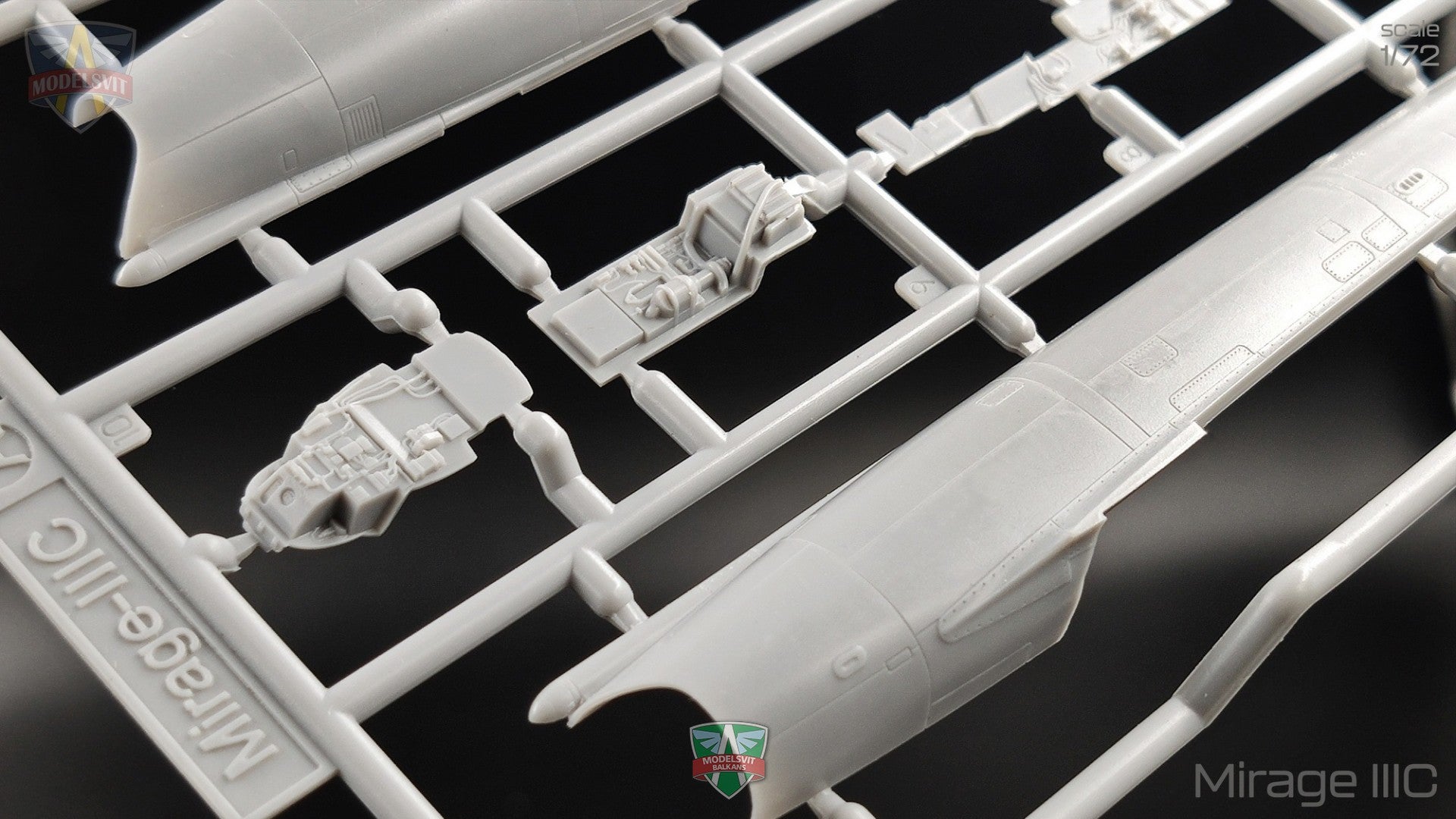 Modelsvit 72061 Plastic model aicraft kit Scale 1:72 Mirage III C