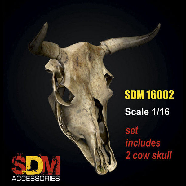 Cow Skull. Set includes 2 pices Scale 1:16 DAN Models SDM 16002