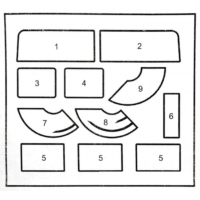 Painting Masks for Hammer model (for Zvezda 3662,3575,3576) Scale 1:35 DAN Models DM 35804