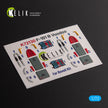 F-101 Voodoo. Interior 3D Decals (for Revell Aircraft model kit) Scale 1:72 KeliK K72130