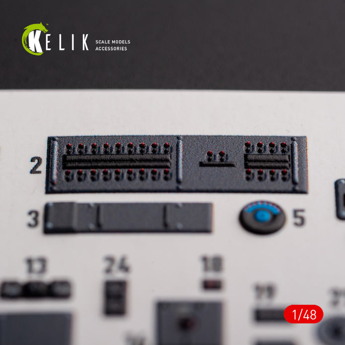 Junkers Ju-87G-1 Kanonenvogel. Interior 3D Decals (for Italeri Aircraft model kit) Scale 1:48 KeliK K48098