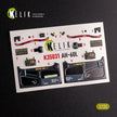 Sikorsky UH-60L. Interior 3D Decals (for Academy Helicopter model kit) Scale 1:35 KeliK K35031