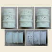 Crumpled German 200l. barrels. Barrels with traces of shelling. Set of 10 pcs. Resin.3 D Scale 1:35 DAN Models DM 35277