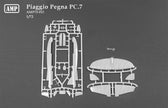 Piaggio Pegna PC.7 Scale 1:72 AMP 72015 Plastic Model Aircraft Kit
