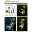 Ejection Seat F16F Rafale, Seats + 3D Decals (3D-Printed) Scale 1:72 Metallic Details MDR72110 - For Models Aircraft Kits