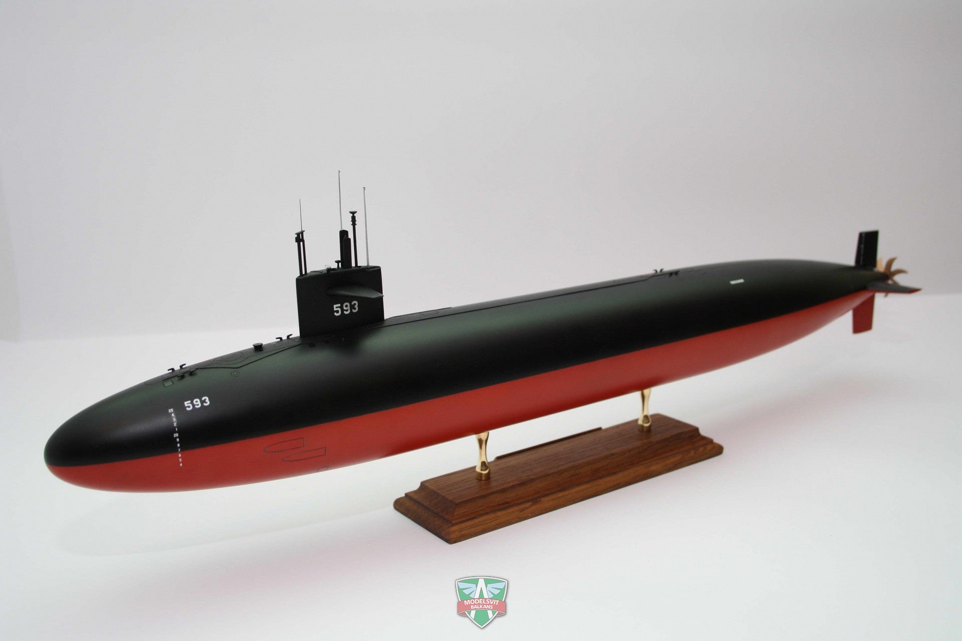 Modelsvit 1401 Plastic model submarine kit Scale 1:144 USS 