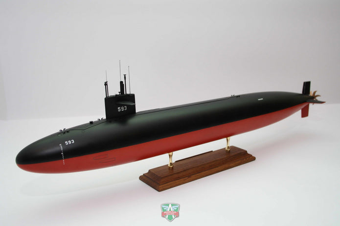 Modelsvit 1401 Plastic model submarine kit Scale 1:144 USS 