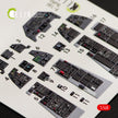 Interior 3D Decals General Dynamics Aircraft F-16I Sufa (for Kinetic Model Kit) Scale 1:48 KeliK K48038 Israel