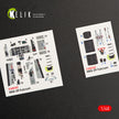 Interior 3D Decals Mig-29A 9-12 Fulcrum (for GWH Model Kit) Scale 1:48KeliK K48040 Ukraine/USSR