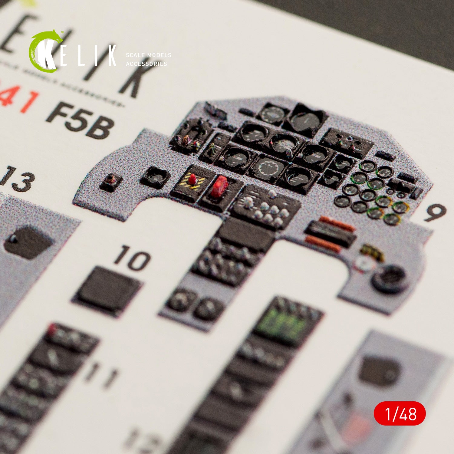 Interior 3D Decals Northrop F-5B Freedom Fighter (for Kinetic Model Kit) Scale 1:48 KeliK K48041 USA