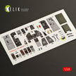 Interior 3D Decals McDonnell Douglas F-15C MSIP II Eagle (for GWH Model Kit) Scale 1:48 KeliK K48044 USA