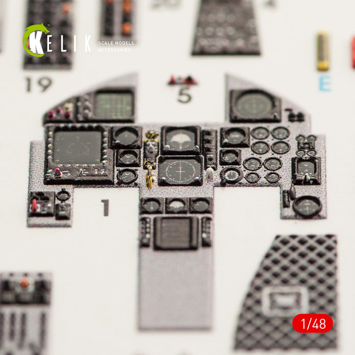 Interior 3D Decals McDonnell Douglas F-15C MSIP II Eagle (for GWH Model Kit) Scale 1:48 KeliK K48044 USA