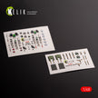 Jas-39 B/D. Interior 3D Decals (for Kitty Hawk / Zimimodel Aircraft model kit) Scale 1:48 KeliK K48119
