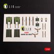 Jas-39 B/D. Interior 3D Decals (for Kitty Hawk / Zimimodel Aircraft model kit) Scale 1:48 KeliK K48119