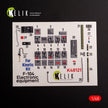 F-104 series Electrical Equipment. Interior 3D Decals (for Kinetic Aircraft model kit) Scale 1:48 KeliK K48121
