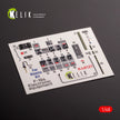 F-104 series Electrical Equipment. Interior 3D Decals (for Kinetic Aircraft model kit) Scale 1:48 KeliK K48121
