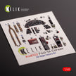 F4U-1A Corsair. Interior 3D Decals (for Magic Factory Aircraft model kit) Scale 1:48 KeliK K48122