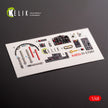 FJ-3. Interior 3D Decals (for Kitty Hawk / Zimimodel Aircraft model kit) Scale 1:48 KeliK K48124