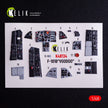 McDonnell F-101B Voodoo. Interior 3D Decals (for Zimi Model/KittyHawk Aircraft model kit) Scale 1:48 KeliK K48134