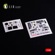 Mig-29C (9-13) Fulcrum. Interior 3D Decals (for GWH Aircraft model kit) Scale 1:48 KeliK K48136