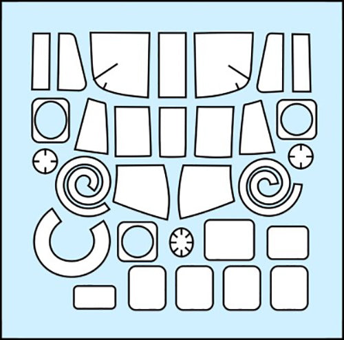 Painting Masks for model SH-3D Sea King (for Italeri) Scale 1:72 DAN Models MS720018