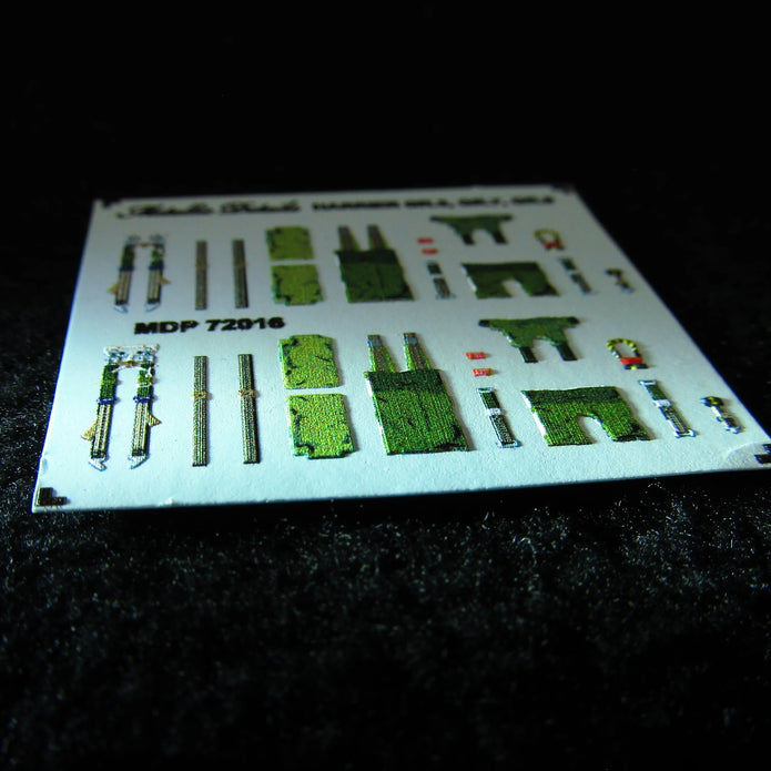 Harrier GR,3, GR,7, GR,9 Ejection Seats + 3D Decals Detailing set 2 pcs (3D-Printed) Scale 1:72 Metallic Details MDR72115 - For Aircraft Model Kits