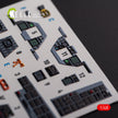 F-16A/C. Interior 3D Decals (for Academy Aircraft model kit) Scale 1:48 KeliK K48103