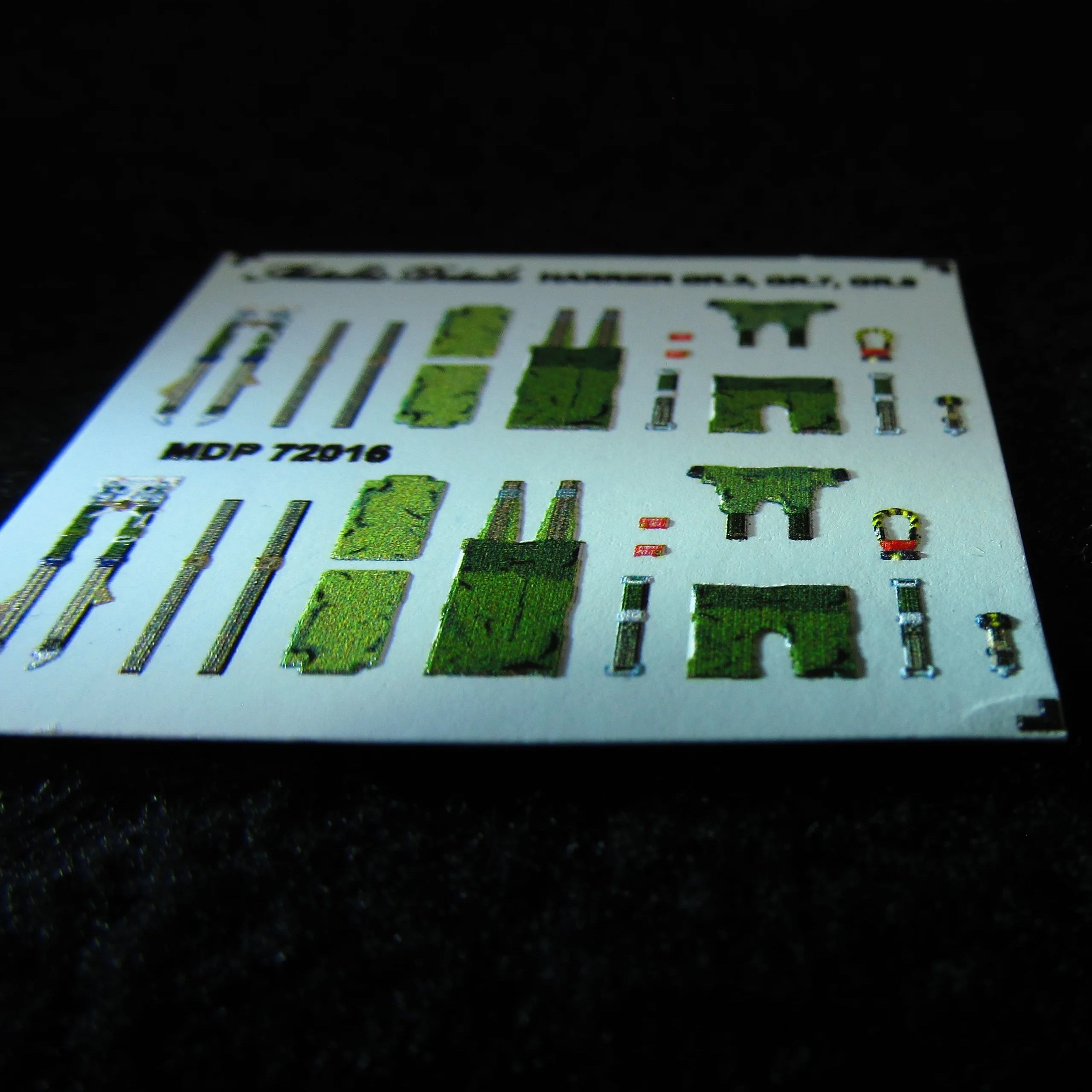 Harrier GR,3, GR,7, GR,9 Ejection Seats + 3D Decals Detailing set 2 pcs (3D-Printed) Scale 1:72 Metallic Details MDR72115 - For Aircraft Model Kits