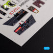 MIRAGE III C. Interior 3D Decals (for ModelSvit Aircraft model kit) Scale 1:72 KeliK K72126