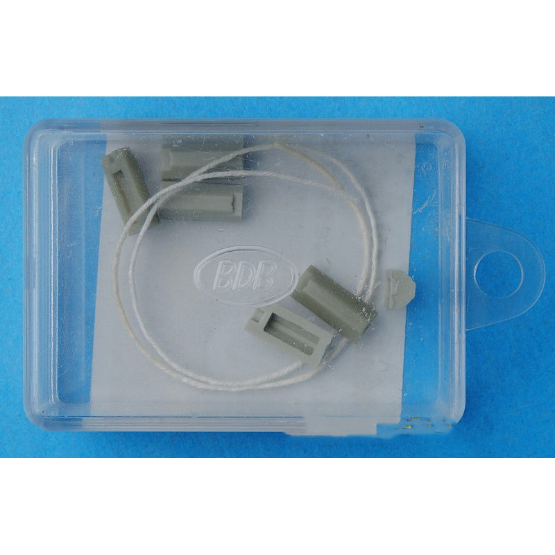 Aircraft locking pads, set No. 6 dimensions: length 9 mm, width 4 mm, height 2.5 mm. Resin Scale 1:48 DAN Models DM 48515