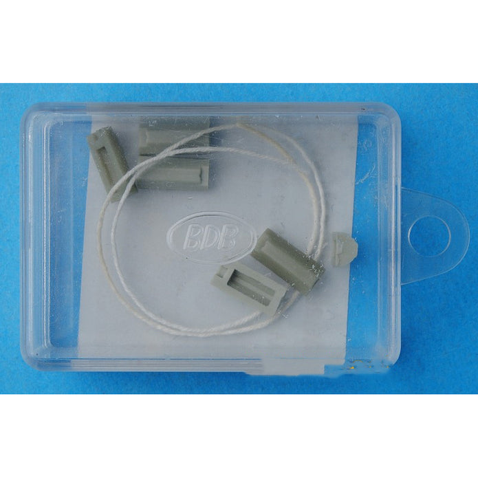 Aircraft locking pads, set No. 6 dimensions: length 9 mm, width 4 mm, height 2.5 mm. Resin Scale 1:48 DAN Models DM 48515