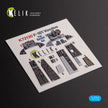 F-101 Voodoo. Interior 3D Decals (for Revell Aircraft model kit) Scale 1:72 KeliK K72130