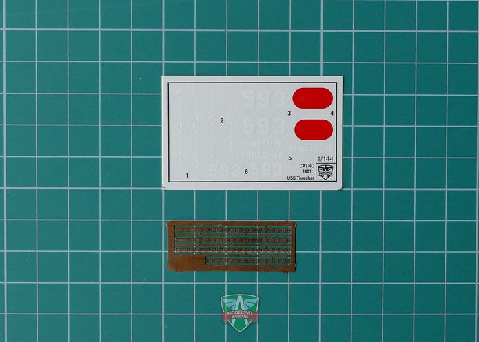 Modelsvit 1401 Plastic model submarine kit Scale 1:144 USS 