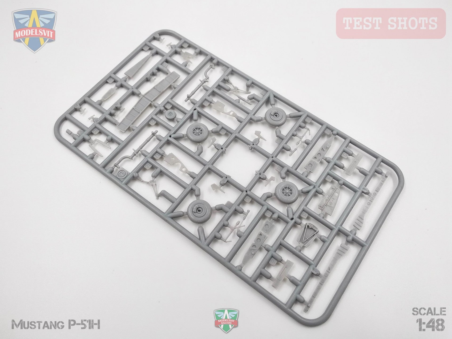 Modelsvit 4817 Plastic model aicraft kit Scale 1:48 P-51H Mustang