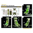 Harrier GR,3, GR,7, GR,9 Ejection Seats + 3D Decals 2 pcs, Detailing set (3D-Printed) Scale 1:48 Metallic Details MDR48266 - For Models Aircraft Kits