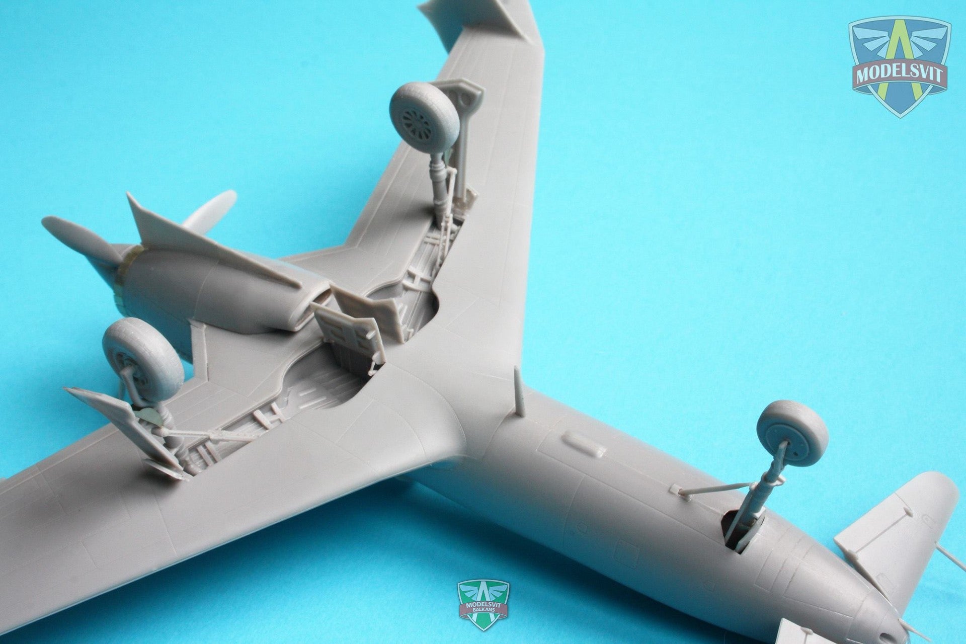 Modelsvit 4808 Plastic model aircraft kit Scale 1:48 XP-55 Ascender