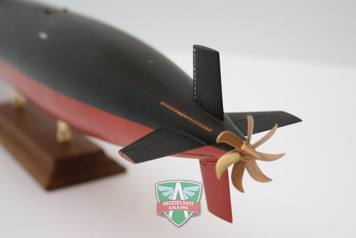 Modelsvit 1402 Plastic model submarine kit Scale 1:144 SSN-593 Submarine Permit class