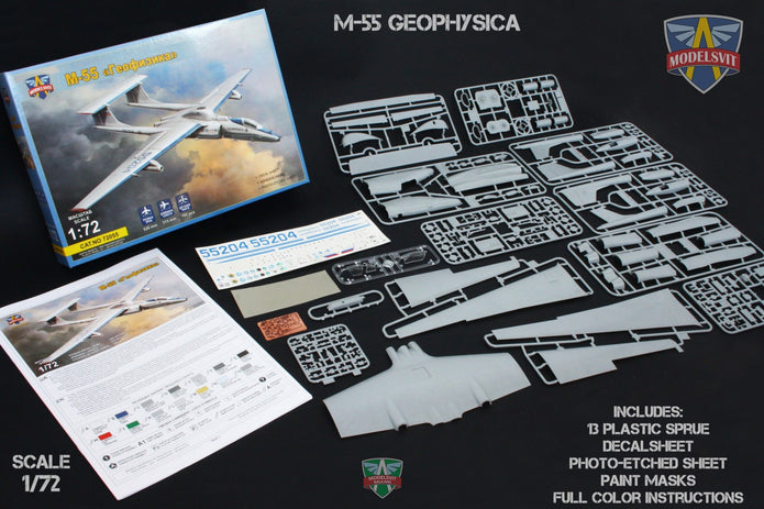 Modelsvit 72055 Plastic model aicraft kit Scale 1:72 M-55 