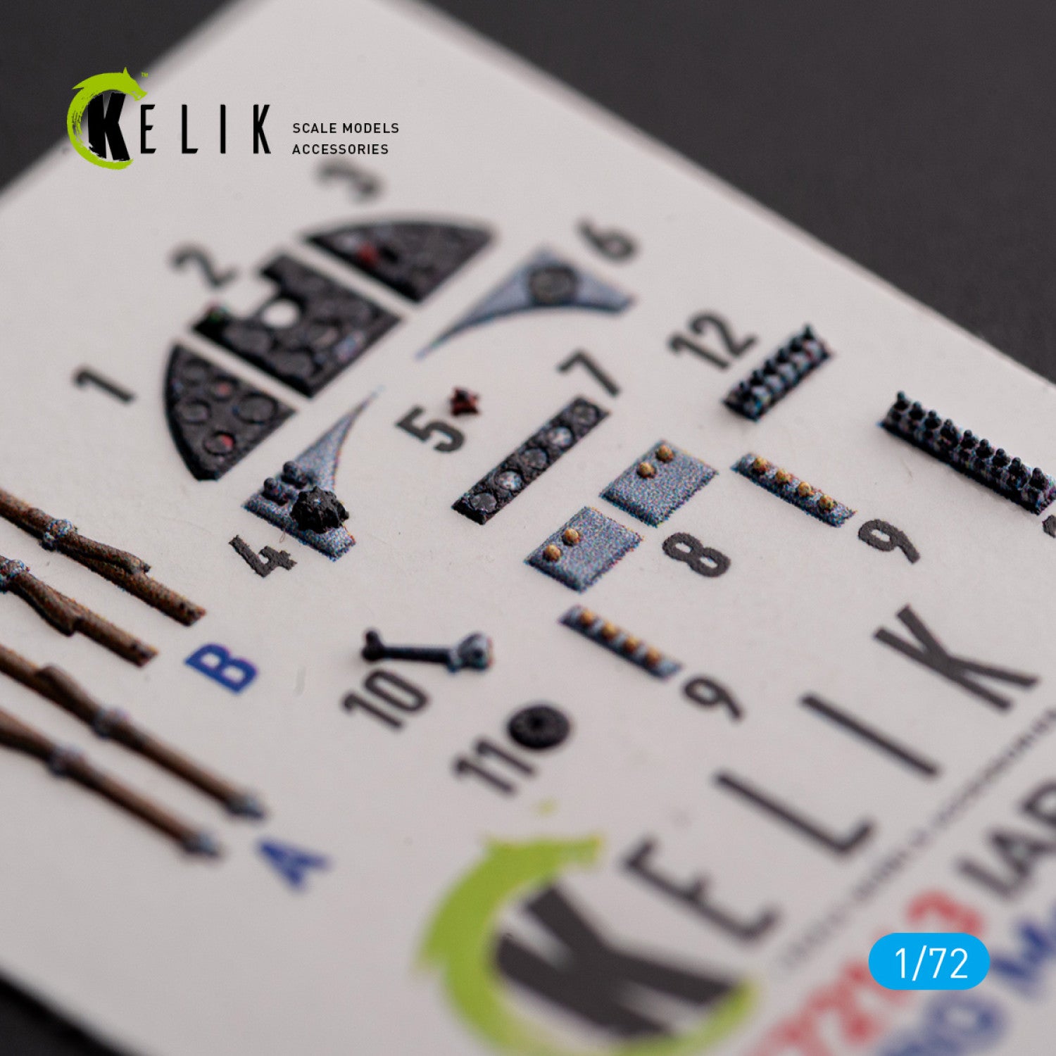 IAR.81c. Interior 3D Decals (for IBG Models Aircraft model kit) Scale 1:72 KeliK K72143