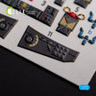 AVRO VULCAN B.2 Front cockpit. Interior 3D Decals (for Airfix Aircraft model kit) Scale 1:72 KeliK K72135
