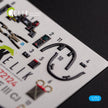 MIRAGE III CJ. Interior 3D Decals (for Special Hobby Aircraft model kit) Scale 1:72 KeliK K72124