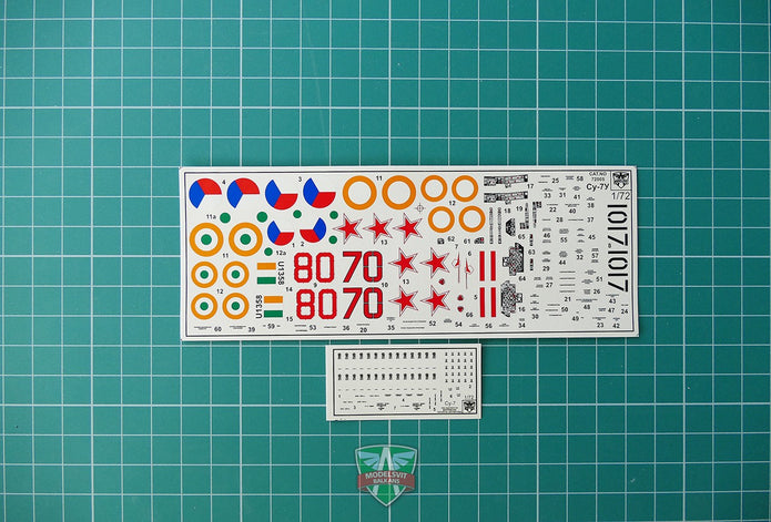 Modelsvit 72005 Plastic model aicraft kit Scale 1:72 SU-7 U