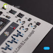AVRO VULCAN B.2 Rear cockpit. Interior 3D Decals (for Airfix Aircraft model kit) Scale 1:72 KeliK K72136