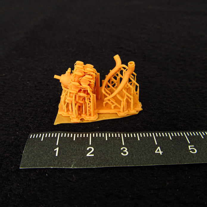 Fiat A,74 Engines Detailing set (3D-Printed) Scale 1:72 Metallic Details MDR72100 - For Aircraft Model Kits