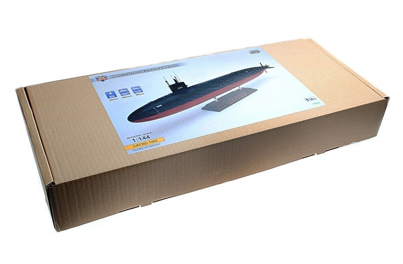 Modelsvit 1402 Plastic model submarine kit Scale 1:144 SSN-593 Submarine Permit class
