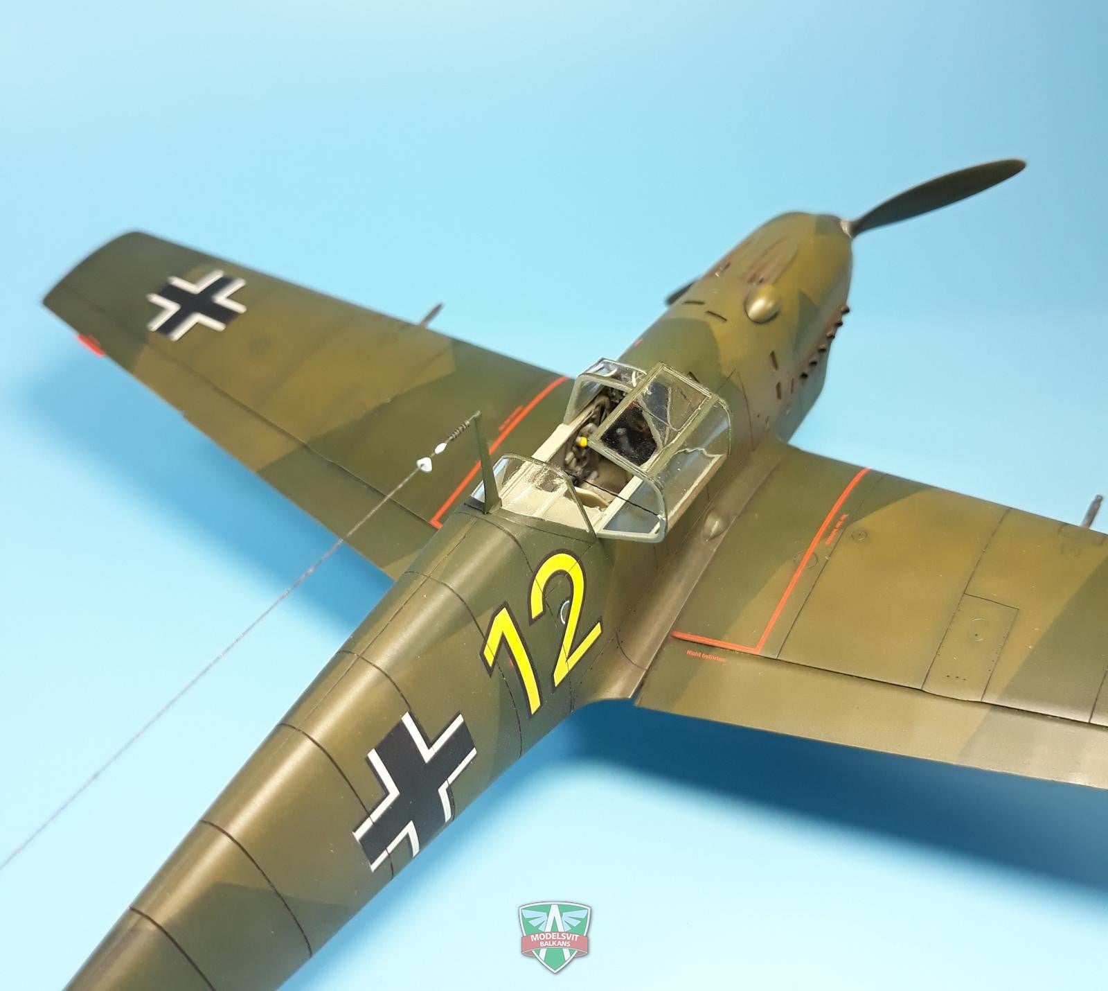 Modelsvit 4805 Plastic model aircraft kit Scale 1:48 Messerschmitt Bf-109C-3