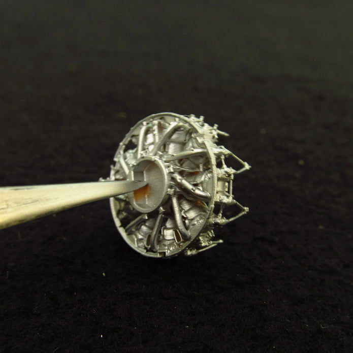 Arado Ar 196, Engine Detailing set (3D-Printed) Scale 1:72 Metallic Details MDR72101 - For Aircraft Model Kit