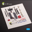 F-86A Sabre. Interior 3D Decals (for Clear Prop Aircraft model kit) Scale 1:72 KeliK K72177