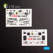 MiG-29UB. Interior 3D Decals (for IBG Models Aircraft model kit) Scale 1:72 KeliK K72181