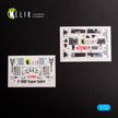 F-100F. Interior 3D Decals (for Trumpeter Aircraft model kit) Scale 1:72 KeliK K72182